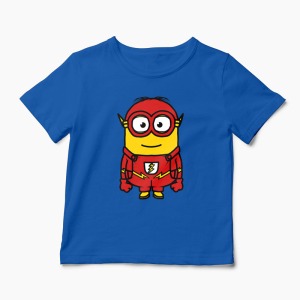 Tricou Minion The Flash - Copii-Albastru Regal